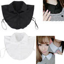 2/pack Women Detachable Collar Dickey False Collar Half Shirt Blouse Collar