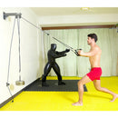 Solid Fitness Pulley Cable System DIY Gym Loading Lifting Equipment Fittings Kit