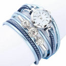 Duoya Brand Bracelet Watches For Women Luxury Crystal Clock Quartz Watch Fa Y3M8