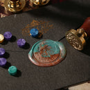 Octagonal Sealing Wax Beads Ancient Wax Seal Stamp Tablet Pill 100pcs (A) A