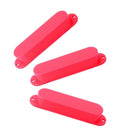 1 Set Of 3Pcs Pink Sealed Closed Single Coil Pickup Covers For Electric Gui
