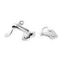 316 Stainless Steel Boat Latch, 2pcs Anti-Rattle Fastener Clamp, 4 3/8inch