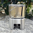 Outdoor Stainless Steel Lightweight Canteen Cup Stove Stand Camping 129*75mm