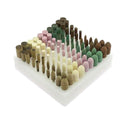 100 Pieces Mounted Points Grinding Heads For Mini Electric Drill Accessorie P2U1