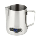 Milk Frothing Pitcher With Thermometer Stainless Steel 600ml Coffee Frothin B1Y4