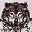 Waterproof Wolf Dreamcatcher Temporary Tattoo Large Arm Body Art TattooSticke Gw