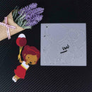 Balloon Girl Joint DIY Scrapbook Embossing Craft Cutting Die