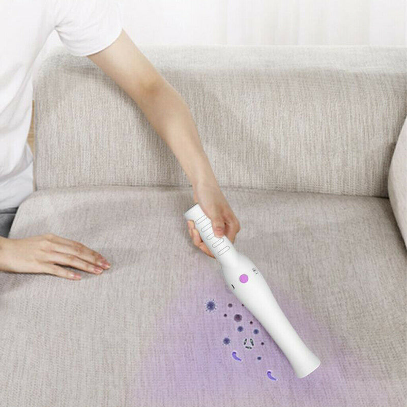 LED UV Disinfection Lamp Portable Handheld UVC Sterilizer Lights Tube Gray