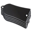 Durable 5 Pieces Plastic Bell Shape Truss Rod Covers for Electric Guitar 3-Ply
