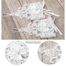 White Wedding Short Gloves Fingerless Bridal Gloves for Women Ivory Lace Gl