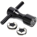 2 X 20G Golf Custom Weights + Wrench, Black 5 Pin Golf Putter Screw Wrench