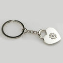 Fashion Lover Heart Rhinestone Inlaid Key Ring Chain Wallet Bag Car Keychai