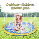 1m PVC Water Spray Pad Inflatable Water Sprinkling Mat Beach Sand Toys