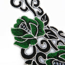 Embroidered floral lace neckline neck collar trim clothes sewing applique OZ