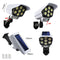 3 Modes 77 LED Solar Wall Lamp PIR Motion Sensor Waterproof Street Light A#S