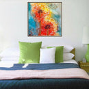 5D DIY Diamond Embroidery Beautiful Colored Dandelion Diamond Painting Cros O6T5