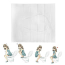 5 Pack Toilet Seat Covers Disposable Hygienic Paper F. Travel Sanitary Flushable