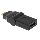 180 Degree Mini HDMI Male to HDMI Female Adapter Cable Connector