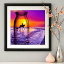 5D DIY Full Drill Diamond Painting Cross Stitch Kit (HG105 Bottle Scenery)