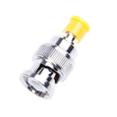2Pcs BNC male plug to SMA female jack RF adapter connector3C