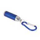 Blue Useful Retracted Mini Pocket Carabina Torch LED Light Flashlight Lamp  A