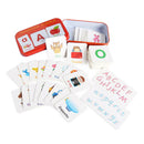 Alphabet Cognition Flash Cards Upper Case and Lower Case With Pictures, Early