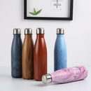 Double Walled Vacuum Flask Insulated Stainless Steel Water Bottle Leak Proo A2N1