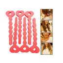 Enduring 6X Magic Sponge Hair Soft Curler Roller Strip Heatless Roll Tools  Z