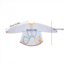Children Kids Long Sleeve Apron Waterproof Drawing Painting Smock Craft Art Bib