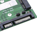 Half Height 5 cm mSATA Mini PCIe SSD to Half Height 2.5inch SATA3 Adapter Card