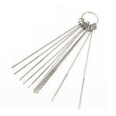 Carburetor Carbon Deposit Dirt Jet Cleaning Remove Needles Brush Tool