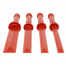 4 Pc Plastic Hand Chisel Scraper Auto Body Glass Tool Set