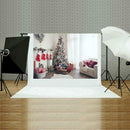 Christmas Background Cloth Tree Pine Snowman Photography Photo Studio Home Decor