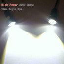 2Pcs 12V Eagle Eye LED DRL Lights 9W 18mm Car Daytime Running Signal Bulbs G6X8
