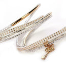 Unisex Fashion Electroplate Multicolor PU Bracelet Decoration Gift(White) A