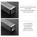 12" Tube Smoker Heavy Duty Stainless Steel Wood Chip Smoking Box Wood Pellet X