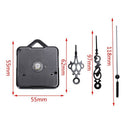 1X(Quartz Wall Clock Movement Mechanism Black Diy Repair Parts Kit Clock Mo