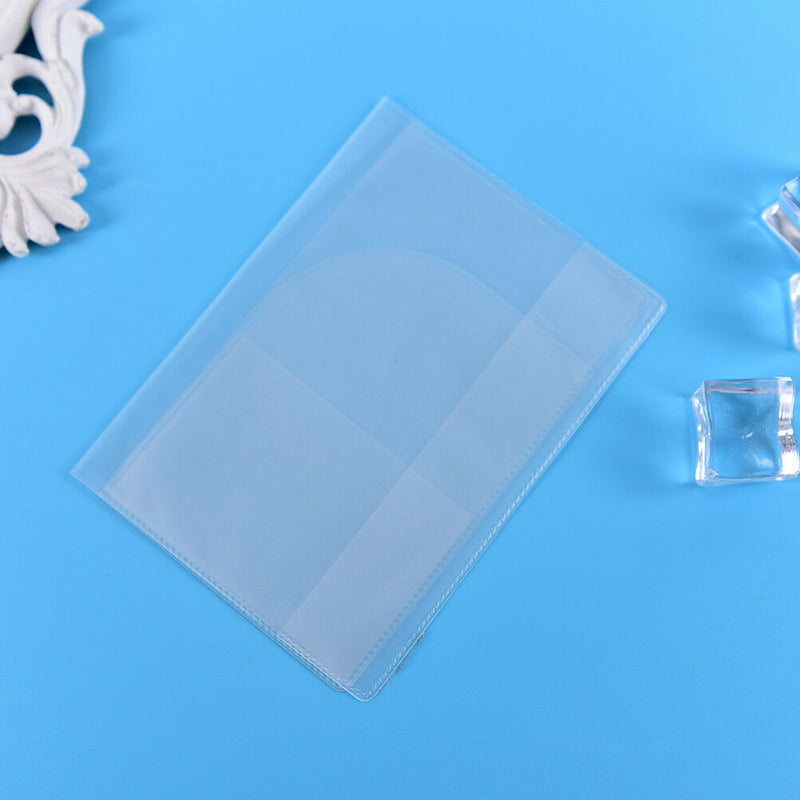 2PC Transparent Passport Holder Cover Package Travel Card HolderBag for Trave ME