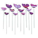 24 Pcs Butterfly Stake Outdoor Yard Planter Flower Pot Bed Garden Decorative