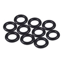 10 pieces black rubber flexible O ring oil seal Sealing 8.6 x 5 x 1.8mm T1M1
