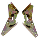 1 Pair 3-Position Angle Mechanism Hinges For Home Bed Bedding Sofa DIY Bronze