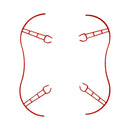 2PCS QR Propeller Bumper Guard For Parrot Bebop 2.0 Prop Protector Red