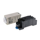 H3Y-2 AC220V Delay Timer Time Relay 0 -10 Seconds with Base  Nw