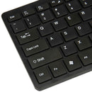 Black Ultra-thin Quiet Small Size 78 Keys Mini Multimedia USB PC Laptop Keyboard