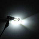2Pcs H3 4014 High Power 1200LM LED White Fog DRL Light Lamp Bulb DC 12V 6000K