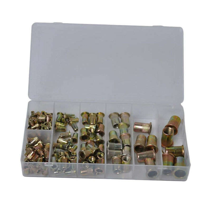 165x M3-M12 Rivnuts Blind Nutserts Threaded Rivet Nuts Carbon Steel