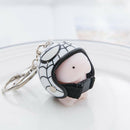 Motorcycle Hat Key Ring To Relieve Stress Cartoon Captain America Keychain Gift