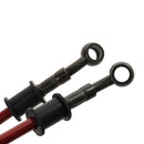 Motorcycle Braided Steel Brake Clutch Oil Hose Line Pipe Tube 50cm Red