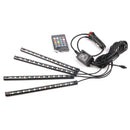 Interior Car Lights, Car LED Strip Light,Waterproof 4pcs 12 LED Lighting Kits,
