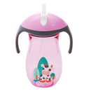 Baby Bottle Drinking Cups Mushroom Head Bottle Drinking Cup 330ml Pink